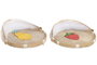 DKD Home Decor Cubreplatos 40 x 24 x 40 cm (2 Unidades) Seagrass Natural Multicolor