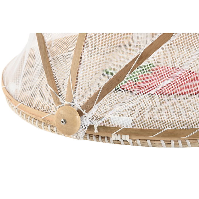 DKD Home Decor Cubreplatos de Seagrass con Diseño de Fruta, 2 Unidades