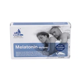 EUROHEALTH Melatonina Biotonin 0,5Mg 120 Comprimidos Sublinguales para Trastornos del Sueño