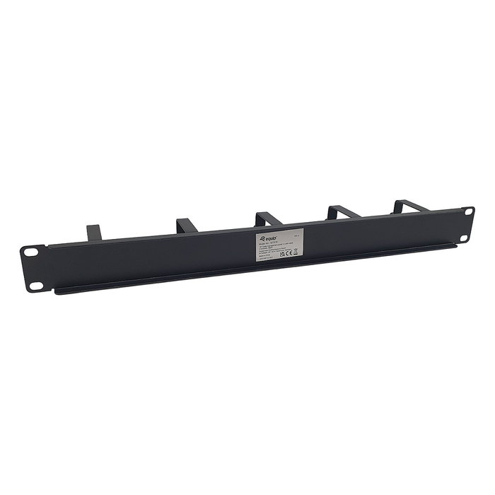 Equip Panel organizador de cables 1U Negro con guías metálicas Equip Panel organizador de cables 1U Negro con guías metálicas