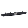 Equip Panel organizador de cables 1U Negro con guías metálicas