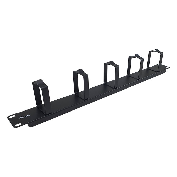 Equip Panel organizador de cables 1U Negro con guías metálicas Equip Panel organizador de cables 1U Negro con guías metálicas