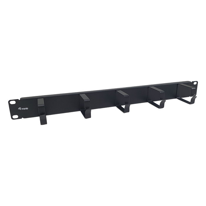 Equip Panel organizador de cables 1U Negro con guías metálicas Equip Panel organizador de cables 1U Negro con guías metálicas