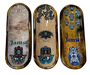 DKD Home Decor Bandeja Vacia Bolsillos Mango HAMS Surtido de 3