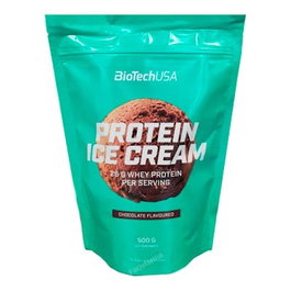 BIOTECHUSA Protein Ice Cream Choc - Helado de Proteínas Sabor Chocolate - 500G