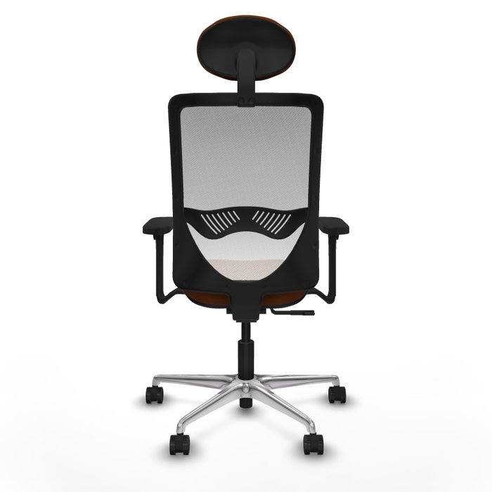 PIQUERAS Y CRESPO Silla de oficina Zulema con mecanismo Sincro, Marrón y Blanco PIQUERAS Y CRESPO Silla de oficina Zulema con mecanismo Sincro, Marrón y Blanco