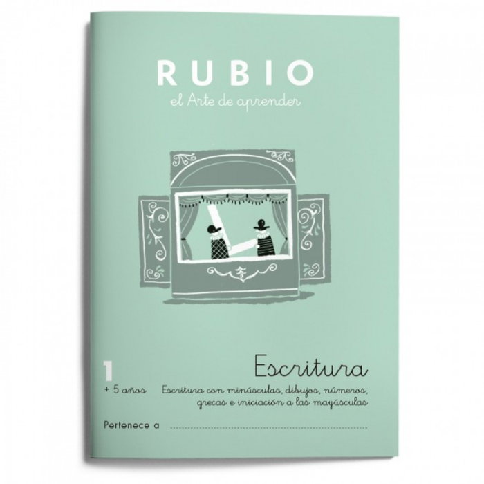 RUBIO Cuaderno A5 Escritura Nº 1 (+5 años)展开