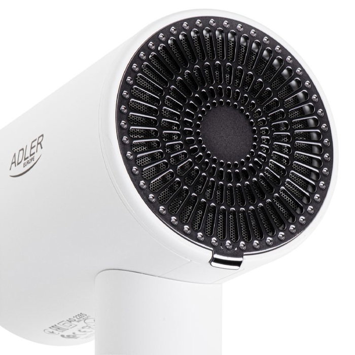 ADLER SECADOR DE PELO PROFESIONAL 2000W CON SOPORTE DE PARED Y 3 TEMPERATURAS