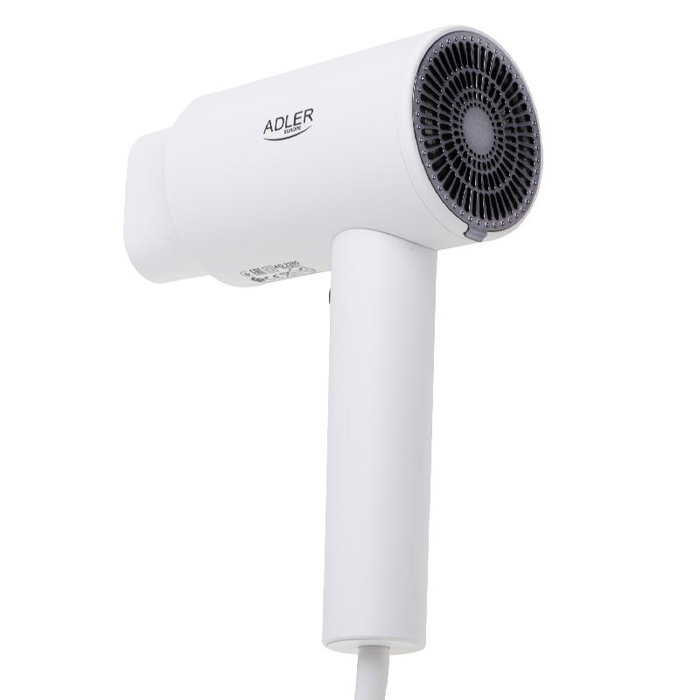 ADLER SECADOR DE PELO PROFESIONAL 2000W CON SOPORTE DE PARED Y 3 TEMPERATURAS