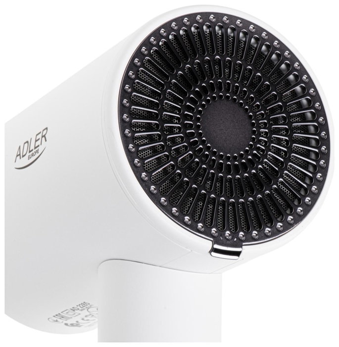 ADLER Secador de pelo 2000W con soporte de pared y 3 temperaturas ADLER Secador de pelo 2000W con soporte de pared y 3 temperaturas
