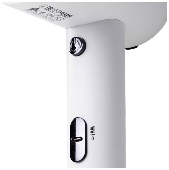 ADLER Secador de pelo 2000W con soporte de pared y 3 temperaturas ADLER Secador de pelo 2000W con soporte de pared y 3 temperaturas