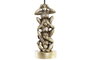 DKD Home Decor Lámpara Sobremesa Colonial Dorado Blanco 30 x 61 x 30 cm