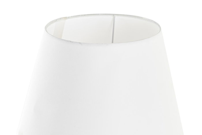 DKD Home Decor Lámpara Sobremesa Colonial Dorado Blanco 30 x 61 x 30 cm