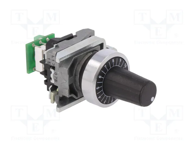 SCHNEIDER ELECTRIC Potenciómetro Harmony XB4 de 47kΩ Negro