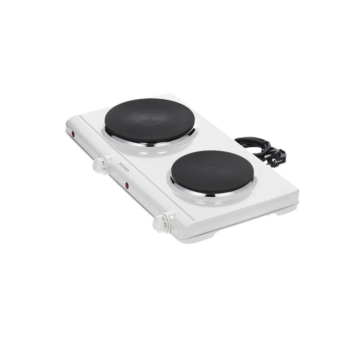 Severin DK 1042 Placa eléctrica doble blanca