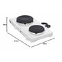 Severin DK 1042 Placa eléctrica doble blanca