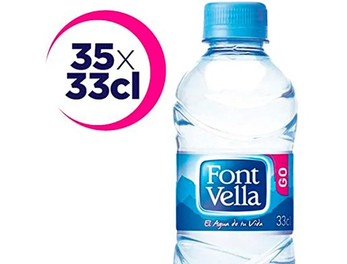 Font Vella Agua Mineral Natural Botella Sant Hilari 330 ml