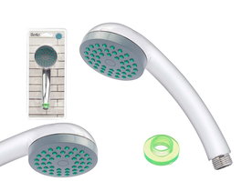 Berilo Telefono Ducha Plateado Sencillo 6.7x18.5x6.7 cm Plastico (Set de 12)