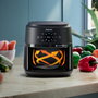 Philips Airfryer NA220/00 - Freidora de aire 4.2L, 1500W, color Negro (Black Schwarz)