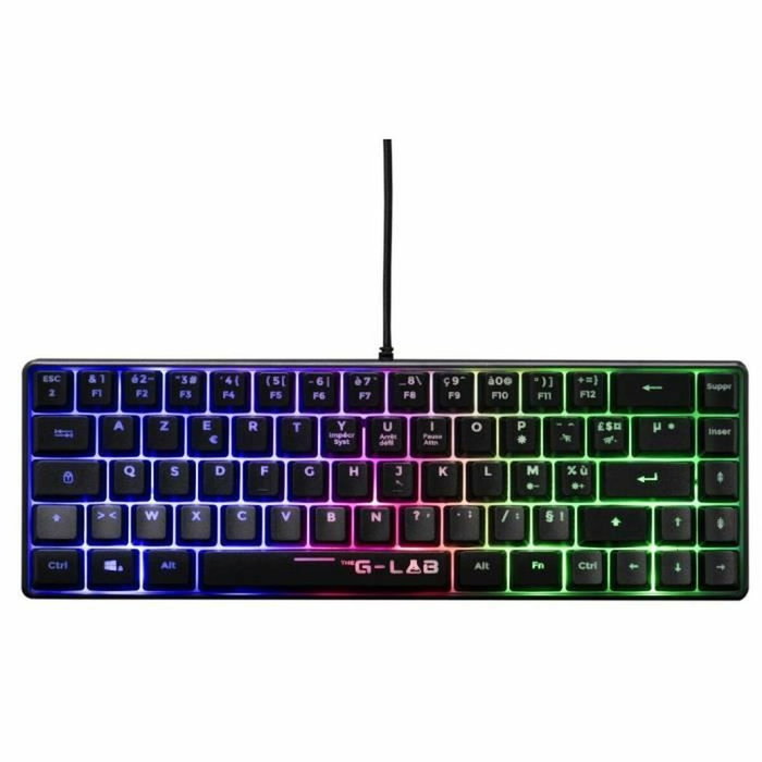 The G-Lab KEYZ-HYDROGEN/FR Teclado para juegos 60% Membrana negro