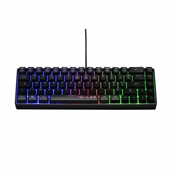 The G-Lab KEYZ-HYDROGEN/FR Teclado para juegos 60% Membrana negro