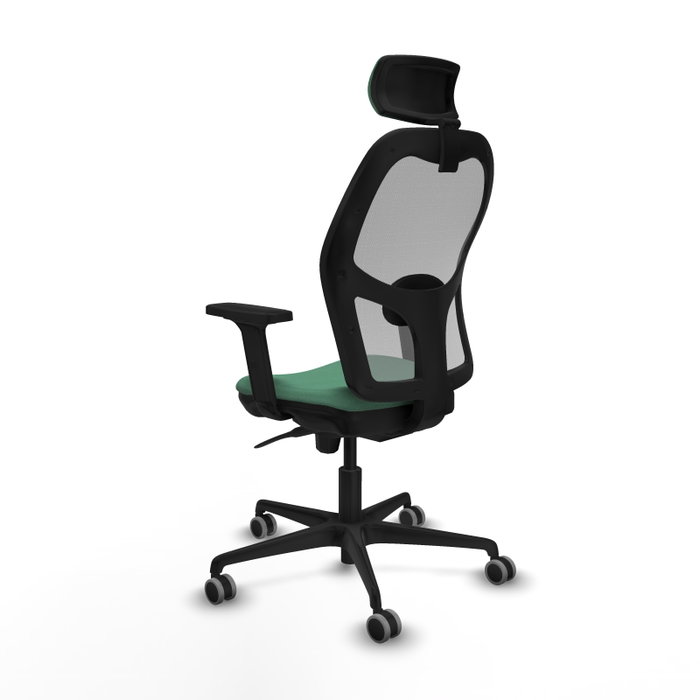 PIQUERAS Y CRESPO Silla de oficina Jorquera Verde esmeralda y Gris