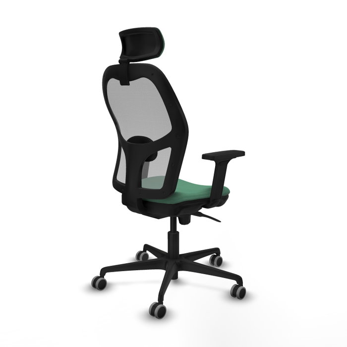 PIQUERAS Y CRESPO Silla de oficina Jorquera Verde esmeralda y Gris