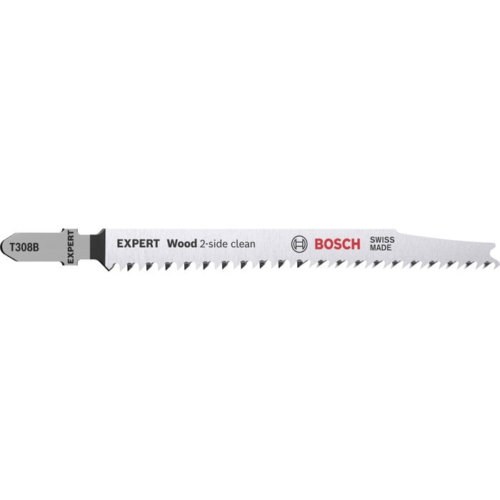 Bosch EXPERT T308B Hojas de sierra caladora para madera, 5 piezas Bosch EXPERT T308B Hojas de sierra caladora para madera, 5 piezas