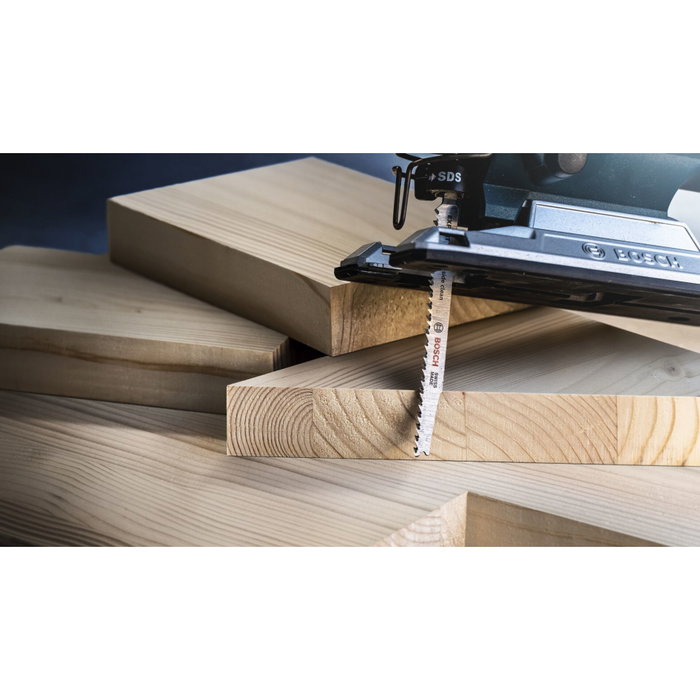 Bosch EXPERT T308B Hojas de sierra caladora para madera, 5 piezas Bosch EXPERT T308B Hojas de sierra caladora para madera, 5 piezas
