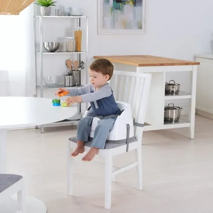 Ingenuity Baby Base 2-in-1 Asiento de Comida para Bebé - Slate