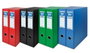 UNISYSTEM Módulo de 2 Archivadores de Palanca 65 mm Negro A4