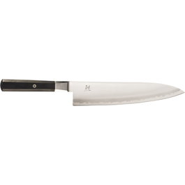 Miyabi 4000FC Gyutoh 24 cm de carne con mango de madera Pakka de color Plata / Marrón SkU: B1CGHFMTJ7