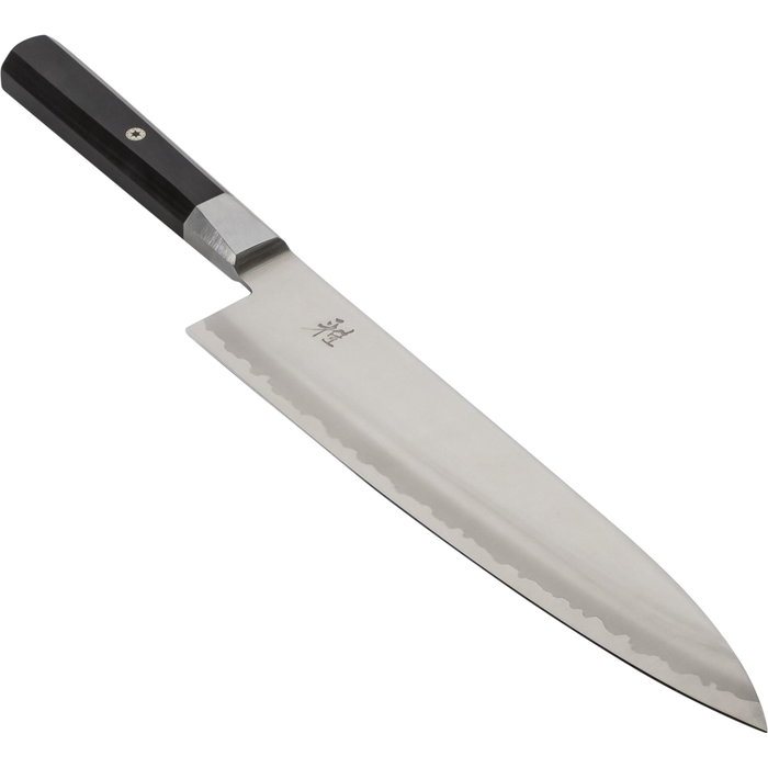 Miyabi 4000FC Gyutoh 24 cm de carne con mango de madera Pakka de color Plata / Marrón SkU: B1CGHFMTJ7 Miyabi 4000FC Gyutoh 24 cm de carne con mango de madera Pakka de color Plata / Marrón SkU: B1CGHFMTJ7