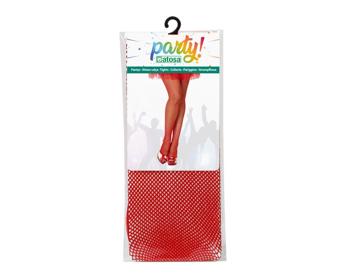Atosa Pantys Rejilla Rojos