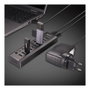 LINDY Hub USB 3.2 Gen 1 de 10 Puertos con Interruptores On/Off, Negro
