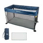Badabulle Cuna de viaje Easy Clip BAD3661276187276 Plegable Ligera Compacta con Bolsa de Transporte Colchón Incluido