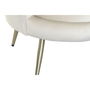 DKD Home Decor Sofá Glam Crema 130 x 77 x 83 cm