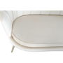 DKD Home Decor Sofá Glam Crema 130 x 77 x 83 cm