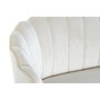 DKD Home Decor Sofá de Poliéster y Metal Crema