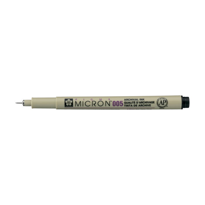 Sakura Pigma Micron 005 Rotulador de punta fina 0.20 mm Negro