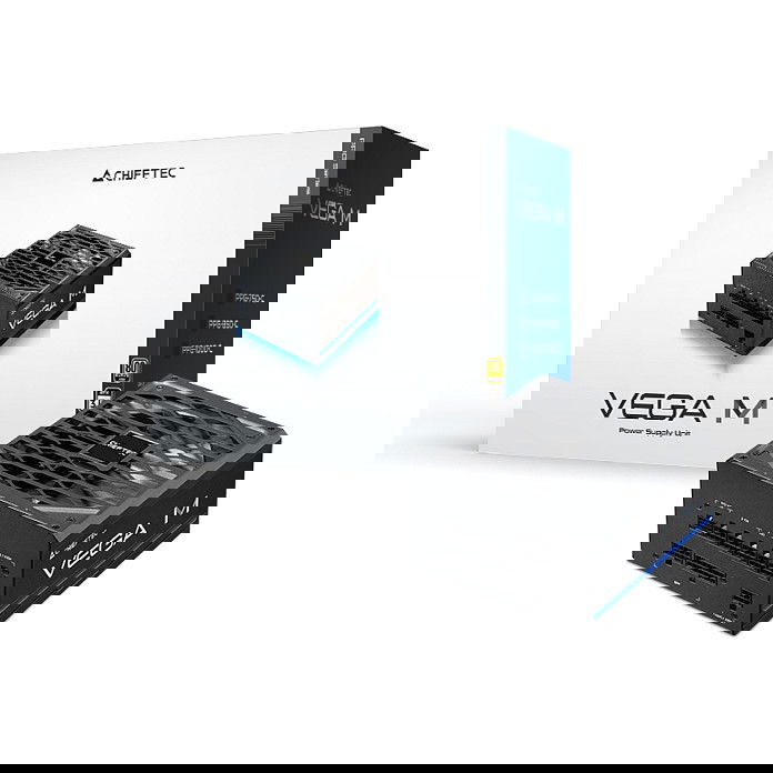 Chieftec Fuente de Alimentacion PPG-1000-C 1000W 80+ Gold ATX 3.1 Modular Blanca