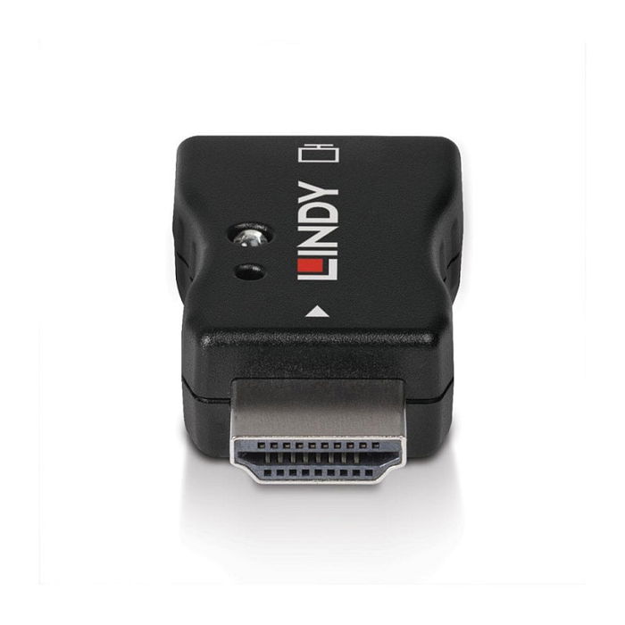 LINDY 32119 Emulador EDID HDMI 2.1 - Soporta 4K 4096 x 2160, LPCM, HDCP, Negro