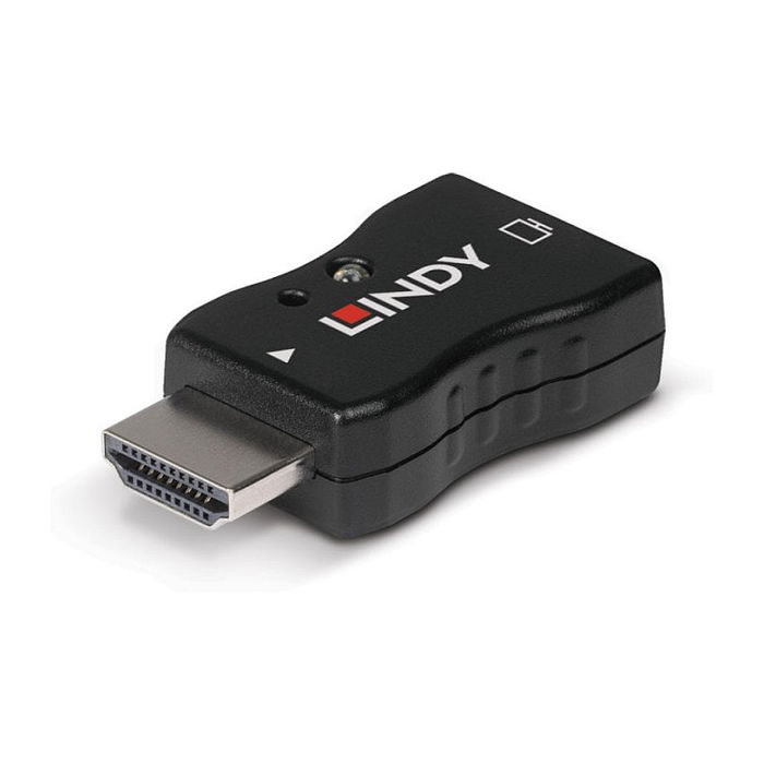 LINDY 32119 Emulador EDID HDMI 2.1 - Soporta 4K 4096 x 2160, LPCM, HDCP, Negro