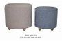DKD Home Decor Reposapiés Gris Azul 50 x 45 x 50 cm Set de 2