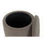 DKD Home Decor Set de 2 Reposapiés de Poliéster y Madera Gris y Azul