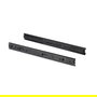 Emuca Lote de 5 juegos de guías para cajones, de bolas, altura 45mm, profundidad 450mm, extracción total, Negro