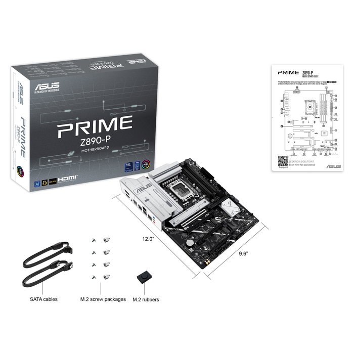 Asus PRIME Z890-P DDR5 ATX Intel Z890 LGA 1851