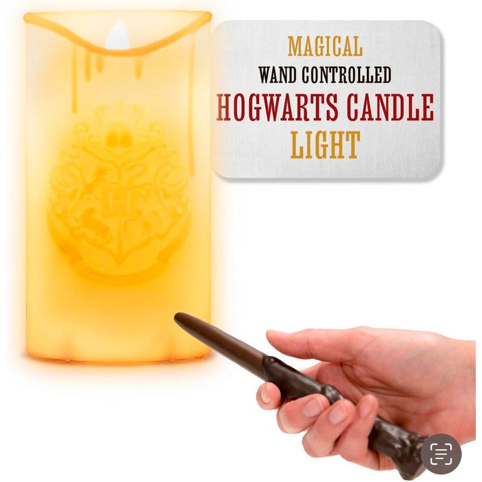 Paladone Products Harry Potter: Lámpara de Vela con Varita de Mando Remoto Paladone Products Harry Potter: Lámpara de Vela con Varita de Mando Remoto