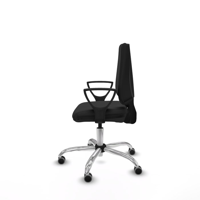 PIQUERAS Y CRESPO Silla de oficina Elche con mecanismo Contacto permanente básico, Negro PIQUERAS Y CRESPO Silla de oficina Elche con mecanismo Contacto permanente básico, Negro