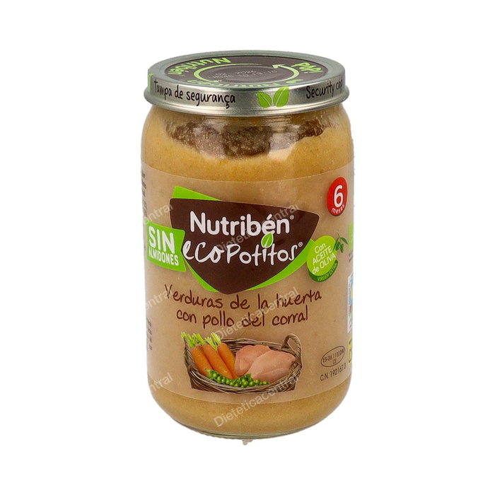 NUTRIBEN Eco Potito Pollo Corral Verduras 235G +6M NUTRIBEN Eco Potito Pollo Corral Verduras 235G +6M